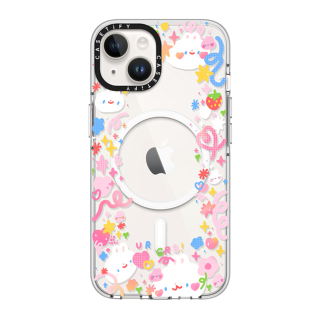 Tabetaaii x CASETiFY iPhone 14 ケース クリア クリア ケース MagSafe対応 UR GR8! by tabetaaii