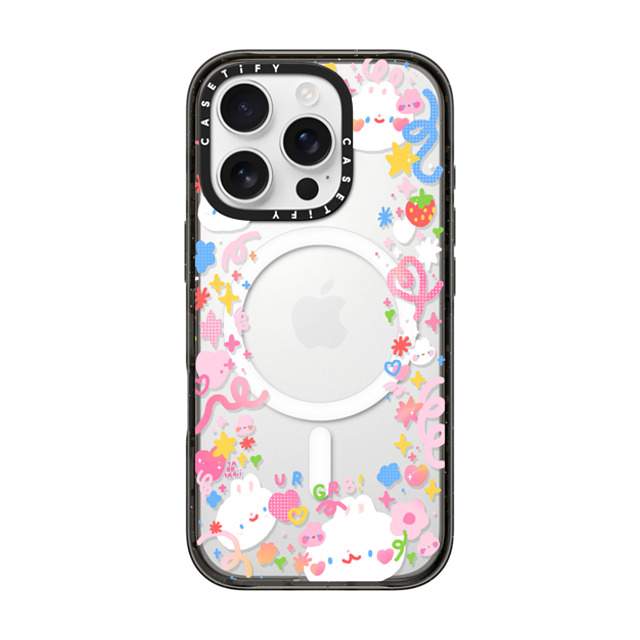 Tabetaaii x CASETiFY iPhone 16 Pro ケース ブラック インパクトケース MagSafe対応 UR GR8! by tabetaaii