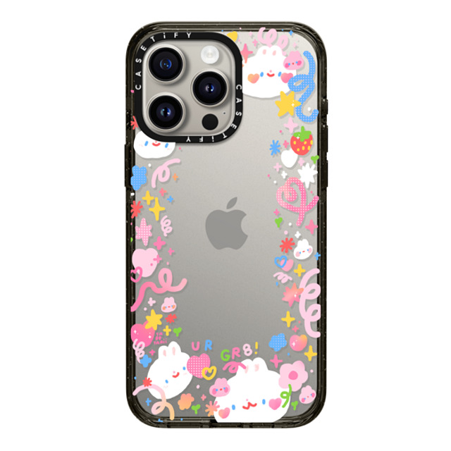 Tabetaaii x CASETiFY iPhone 15 Pro Max ケース ブラック インパクトケース UR GR8! by tabetaaii