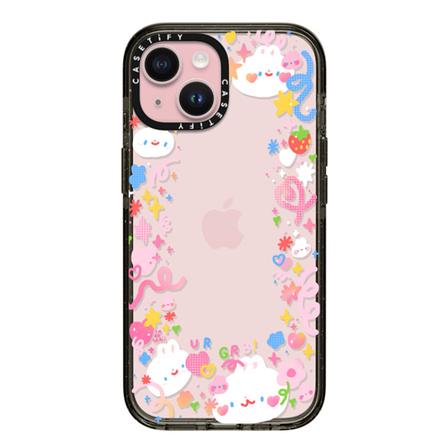 Tabetaaii x CASETiFY iPhone 15 ケース ブラック インパクトケース UR GR8! by tabetaaii