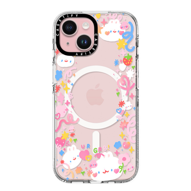 Tabetaaii x CASETiFY iPhone 15 ケース クリア クリア ケース MagSafe対応 UR GR8! by tabetaaii