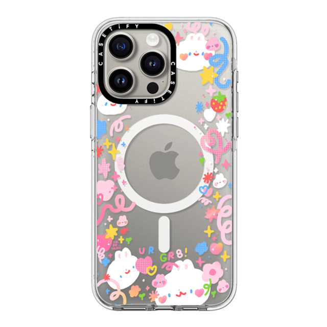 Tabetaaii x CASETiFY iPhone 15 Pro Max ケース クリア クリア ケース MagSafe対応 UR GR8! by tabetaaii