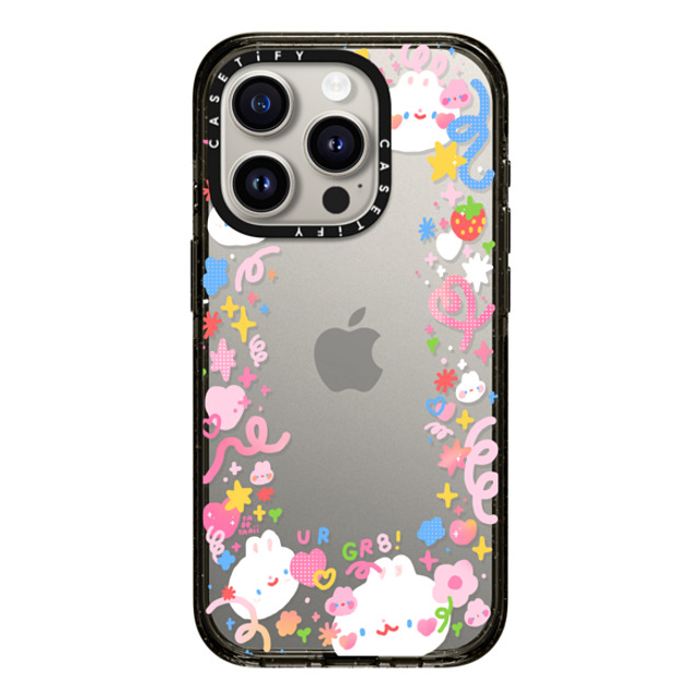 Tabetaaii x CASETiFY iPhone 15 Pro ケース ブラック インパクトケース UR GR8! by tabetaaii