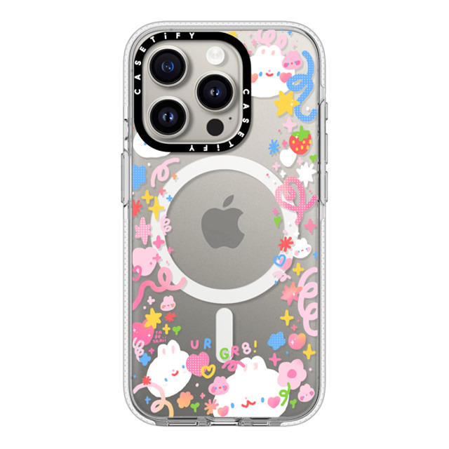 Tabetaaii x CASETiFY iPhone 15 Pro ケース クリア クリア ケース MagSafe対応 UR GR8! by tabetaaii