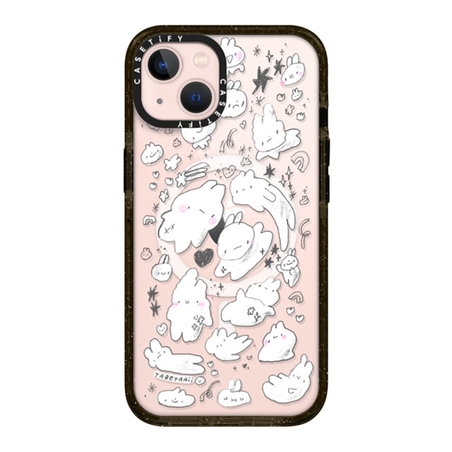 Tabetaaii x CASETiFY iPhone 13 ケース ブラック インパクトケース MagSafe対応 Just Some Buns by tabetaaii