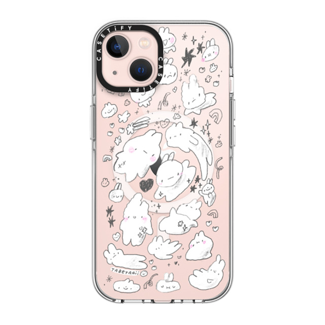 Tabetaaii x CASETiFY iPhone 13 ケース クリア クリア ケース MagSafe対応 Just Some Buns by tabetaaii