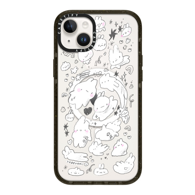 Tabetaaii x CASETiFY iPhone 14 Plus Case Bunny,Cartoon Black Impact Case MagSafe Compatible Just Some Buns by tabetaaii Back to School Tabetaaii x CASETiFY iPhone 14 Plus Case Bunny,Cartoon Black Impact Case MagSafe Compatible Just Some Buns by tabetaaii Back to School