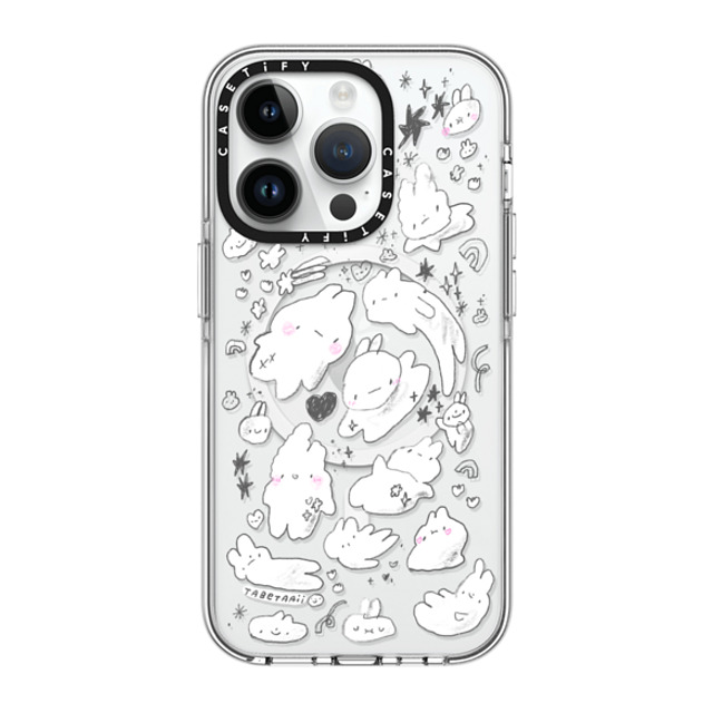 Tabetaaii x CASETiFY iPhone 14 Pro ケース クリア クリア ケース MagSafe対応 Just Some Buns by tabetaaii