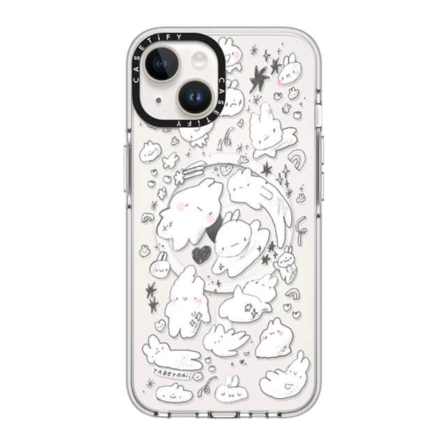 Tabetaaii x CASETiFY iPhone 14 ケース クリア クリア ケース MagSafe対応 Just Some Buns by tabetaaii