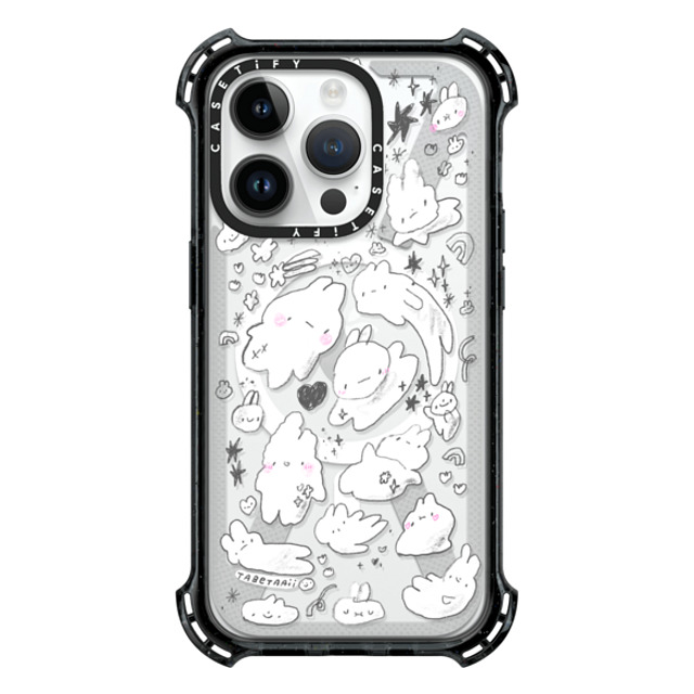 Tabetaaii x CASETiFY iPhone 14 Pro Case Black バウンスケース Just Some Buns by tabetaaii Tabetaaii x CASETiFY iPhone 14 Pro Case Black バウンスケース Just Some Buns by tabetaaii
