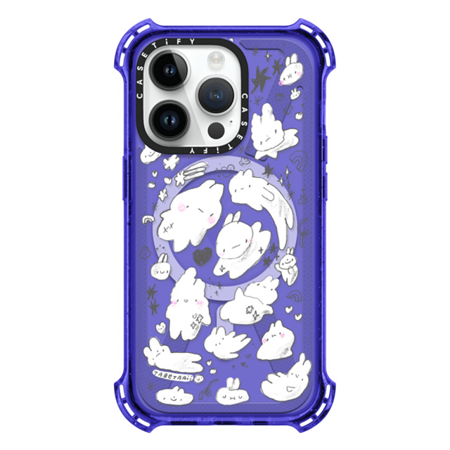Tabetaaii x CASETiFY iPhone 14 Pro Case Peri Purple バウンスケース Just Some Buns by tabetaaii Tabetaaii x CASETiFY iPhone 14 Pro Case Peri Purple バウンスケース Just Some Buns by tabetaaii