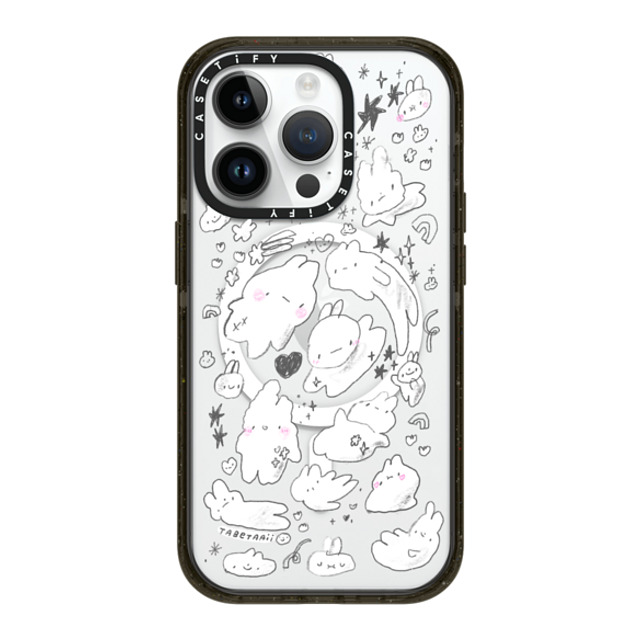 Tabetaaii x CASETiFY iPhone 14 Pro ケース ブラック インパクトケース MagSafe対応 Just Some Buns by tabetaaii