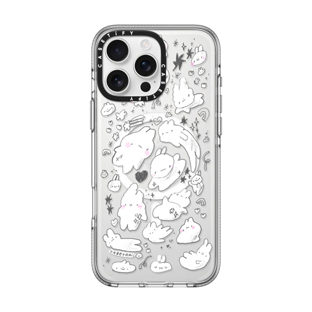 Tabetaaii x CASETiFY iPhone 16 Pro Max ケース クリア クリア ケース MagSafe対応 Just Some Buns by tabetaaii