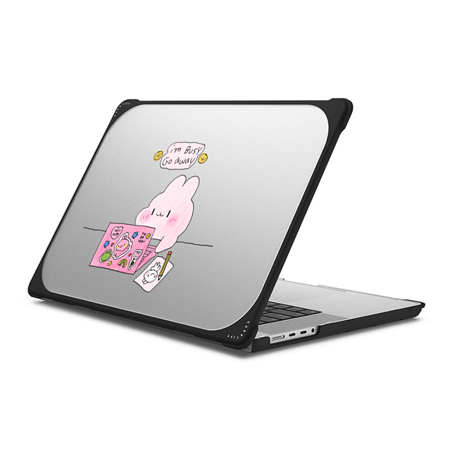 Tabetaaii x CASETiFY MacBook Pro 16-inch (M1 - M4) Bunny,Cartoon Black バウンス ケース i'm busy macbook case by tabetaaii Back to School Tabetaaii x CASETiFY MacBook Pro 16-inch (M1 - M4) Bunny,Cartoon Black バウンス ケース i'm busy macbook case by tabetaaii Back to School