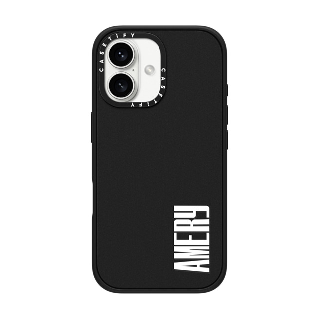 CASETiFY iPhone 16 Case Matte Black Impact Case MagSafe Compatible Custom Case - amery CASETiFY iPhone 16 Case Matte Black Impact Case MagSafe Compatible Custom Case - amery