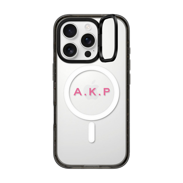 CASETiFY iPhone 16 Pro Case Black インパクトリングスタンドケース MagSafe対応 Custom Case - A. k.p CASETiFY iPhone 16 Pro Case Black インパクトリングスタンドケース MagSafe対応 Custom Case - A. k.p