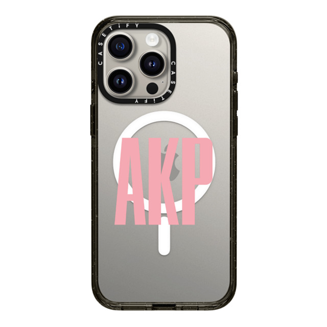 CASETiFY iPhone 15 Pro Max Case Black Impact Case MagSafe Compatible Custom Case - akp CASETiFY iPhone 15 Pro Max Case Black Impact Case MagSafe Compatible Custom Case - akp