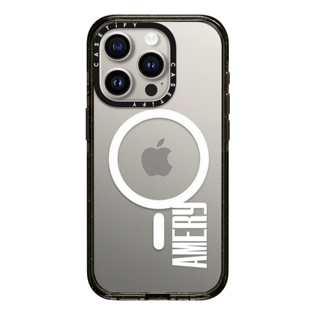 CASETiFY iPhone 15 Pro Case Black Impact Case MagSafe Compatible Custom Case - amery CASETiFY iPhone 15 Pro Case Black Impact Case MagSafe Compatible Custom Case - amery