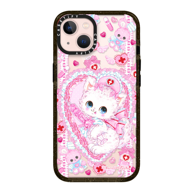 Amenomori Fumika x CASETiFY iPhone 13 ケース ブラック インパクトケース Love Holic