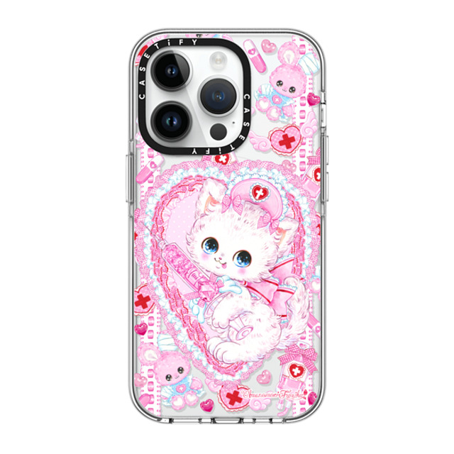 Amenomori Fumika x CASETiFY iPhone 14 Pro Case Clear Clear Case MagSafe Compatible Love Holic Amenomori Fumika x CASETiFY iPhone 14 Pro Case Clear Clear Case MagSafe Compatible Love Holic