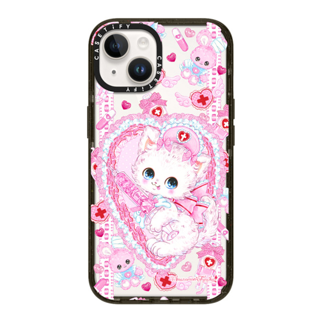 Amenomori Fumika x CASETiFY iPhone 14 ケース ブラック インパクトケース Love Holic