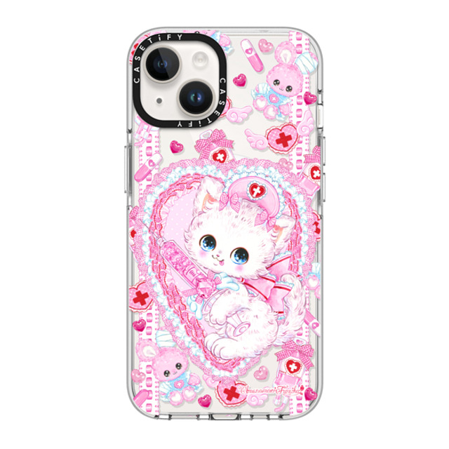 Amenomori Fumika x CASETiFY iPhone 14 ケース クリア クリア ケース MagSafe対応 Love Holic