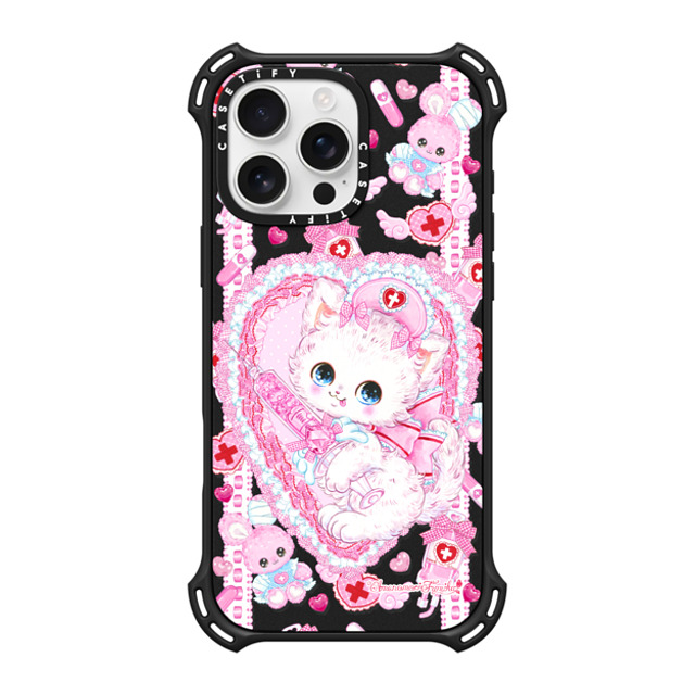 Amenomori Fumika x CASETiFY iPhone 16 Pro Max Case Matte Black バウンスケース Love Holic Amenomori Fumika x CASETiFY iPhone 16 Pro Max Case Matte Black バウンスケース Love Holic