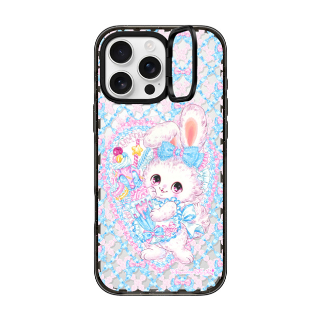 Amenomori Fumika x CASETiFY iPhone 16 Pro Max Case Animal,Cartoon Black インパクトリングスタンドケース MagSafe対応 Fancy Bunny Father's Day Amenomori Fumika x CASETiFY iPhone 16 Pro Max Case Animal,Cartoon Black インパクトリングスタンドケース MagSafe対応 Fancy Bunny Father's Day