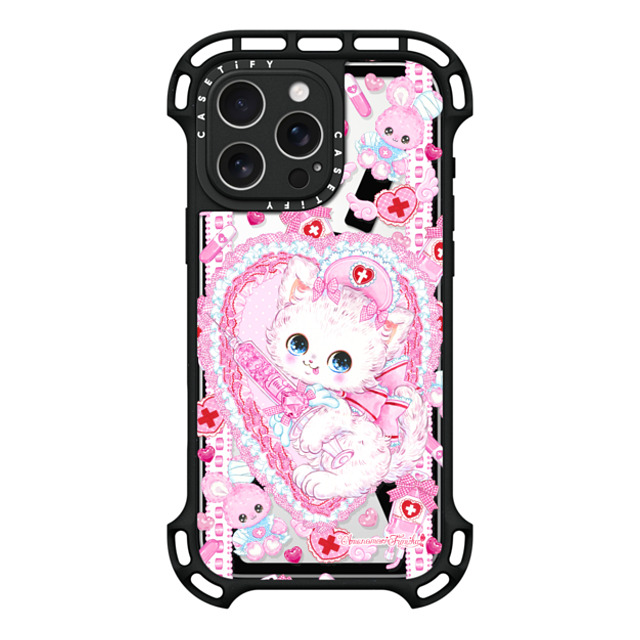 Amenomori Fumika x CASETiFY iPhone 16 Pro Max ケース ブラック ウルトラ バウンスケース MagSafe対応 Love Holic