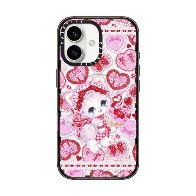 Amenomori Fumika x CASETiFY iPhone 16 Case Sticker,Cat Black Impact Case MagSafe Compatible Pretty Heart!!! Mother's Day Amenomori Fumika x CASETiFY iPhone 16 Case Sticker,Cat Black Impact Case MagSafe Compatible Pretty Heart!!! Mother's Day