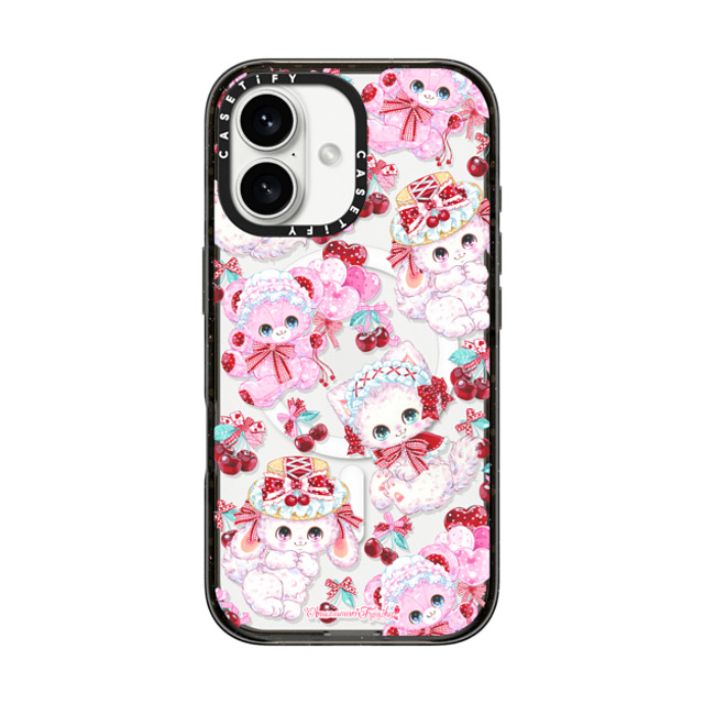 Amenomori Fumika x CASETiFY iPhone 16 Case Sticker,Cat Black インパクトケース MagSafe対応 Cherry Lady Father's Day Amenomori Fumika x CASETiFY iPhone 16 Case Sticker,Cat Black インパクトケース MagSafe対応 Cherry Lady Father's Day