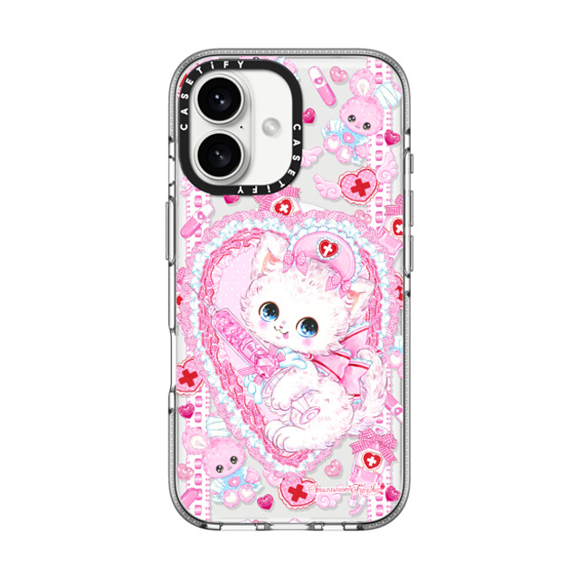 Amenomori Fumika x CASETiFY iPhone 16 ケース クリア クリア ケース MagSafe対応 Love Holic