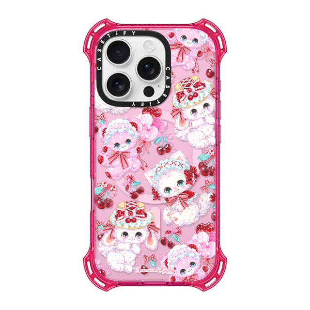Amenomori Fumika x CASETiFY iPhone 16 Pro Case プリムローズ ピンク バウンスケース Cherry Lady Amenomori Fumika x CASETiFY iPhone 16 Pro Case プリムローズ ピンク バウンスケース Cherry Lady