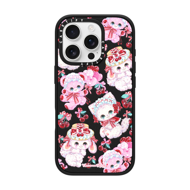 Amenomori Fumika x CASETiFY iPhone 16 Pro Case Sticker,Cat マットブラック インパクトケース MagSafe対応 Cherry Lady Father's Day Amenomori Fumika x CASETiFY iPhone 16 Pro Case Sticker,Cat マットブラック インパクトケース MagSafe対応 Cherry Lady Father's Day