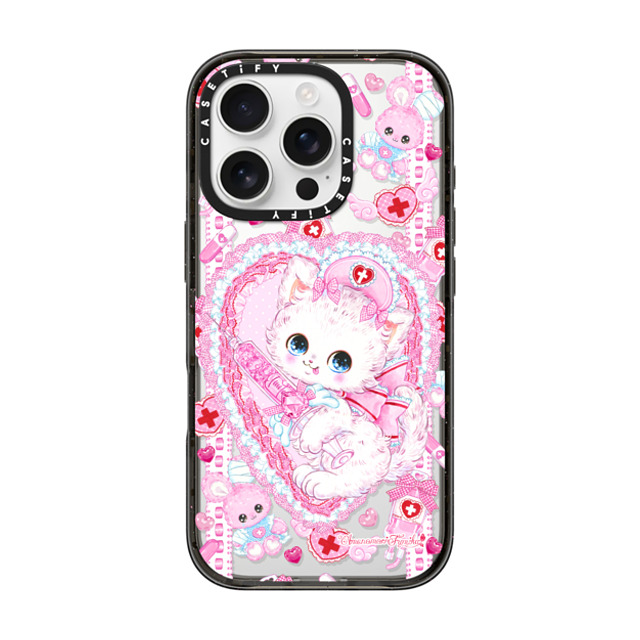 Amenomori Fumika x CASETiFY iPhone 16 Pro ケース ブラック インパクトケース Love Holic