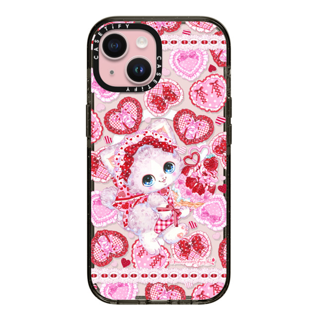 Amenomori Fumika x CASETiFY iPhone 15 Case Sticker,Cat Black Impact Case MagSafe Compatible Pretty Heart!!! Mother's Day Amenomori Fumika x CASETiFY iPhone 15 Case Sticker,Cat Black Impact Case MagSafe Compatible Pretty Heart!!! Mother's Day