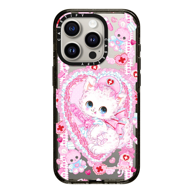 Amenomori Fumika x CASETiFY iPhone 15 Pro ケース ブラック インパクトケース Love Holic