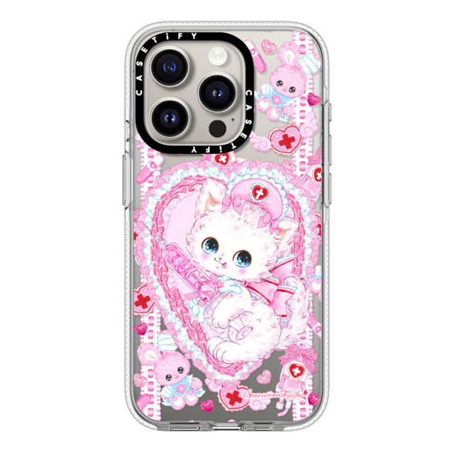 Amenomori Fumika x CASETiFY iPhone 15 Pro ケース クリア クリア ケース MagSafe対応 Love Holic