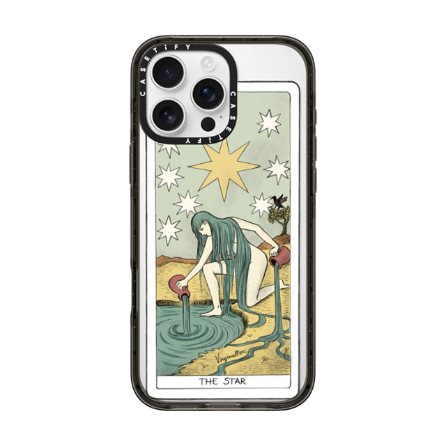 virginiamori x CASETiFY iPhone 16 Pro Max ケース ブラック インパクトケース Tarot Star Back to School virginiamori x CASETiFY iPhone 16 Pro Max ケース ブラック インパクトケース Tarot Star Back to School
