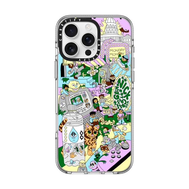 Day Off Ltd. x CASETiFY iPhone 16 Pro Max Case Sticker,Cartoon クリア クリア ケース MagSafe対応 Nickisnotgreen Mother's Day Day Off Ltd. x CASETiFY iPhone 16 Pro Max Case Sticker,Cartoon クリア クリア ケース MagSafe対応 Nickisnotgreen Mother's Day