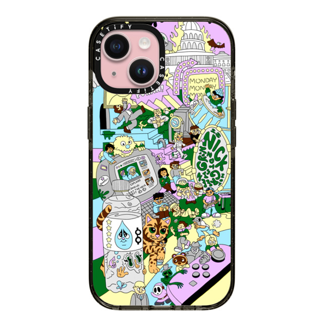 Day Off Ltd. x CASETiFY iPhone 15 Case Sticker,Cartoon Black Impact Case Nickisnotgreen Mother's Day Day Off Ltd. x CASETiFY iPhone 15 Case Sticker,Cartoon Black Impact Case Nickisnotgreen Mother's Day