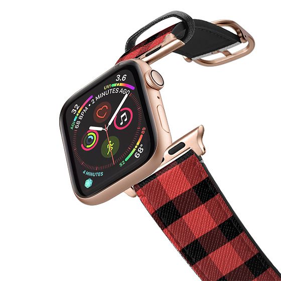 Red buffalo plaid Apple Watch Band CASETiFY