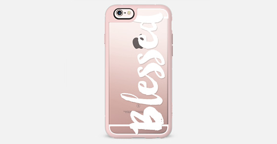 Bold Blessed White iPhone 6s Case by Allyson Johnson | Casetify