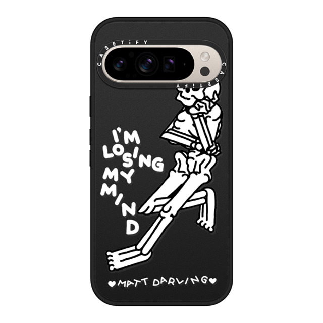 Matt Darling x CASETiFY Pixel 9 Pro XL ケース Chrome マットブラック マグネット式 インパクトケース losing my mind Back to School Matt Darling x CASETiFY Pixel 9 Pro XL ケース Chrome マットブラック マグネット式 インパクトケース losing my mind Back to School