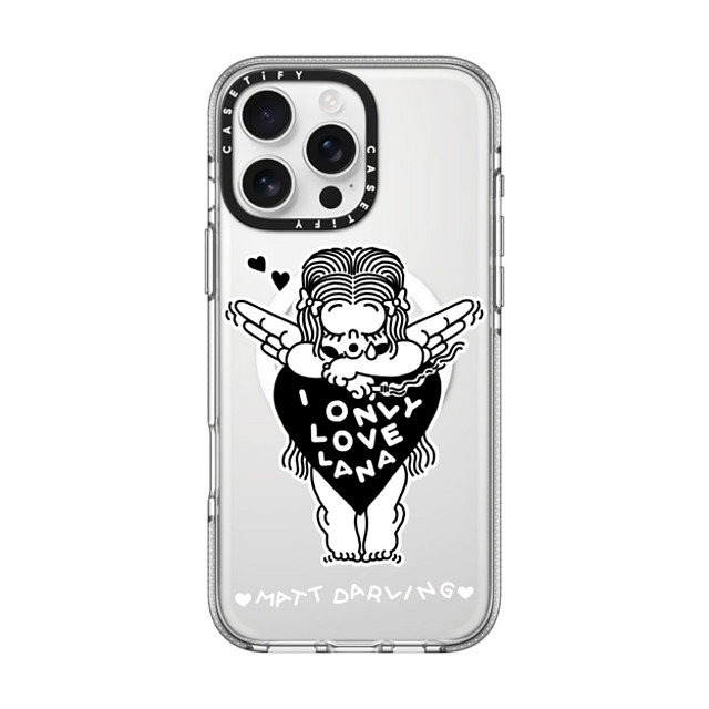 Matt Darling x CASETiFY iPhone 16 Pro Max ケース Cartoon,Monochrome クリア クリア ケース MagSafe対応 only lana Mother's Day Matt Darling x CASETiFY iPhone 16 Pro Max ケース Cartoon,Monochrome クリア クリア ケース MagSafe対応 only lana Mother's Day