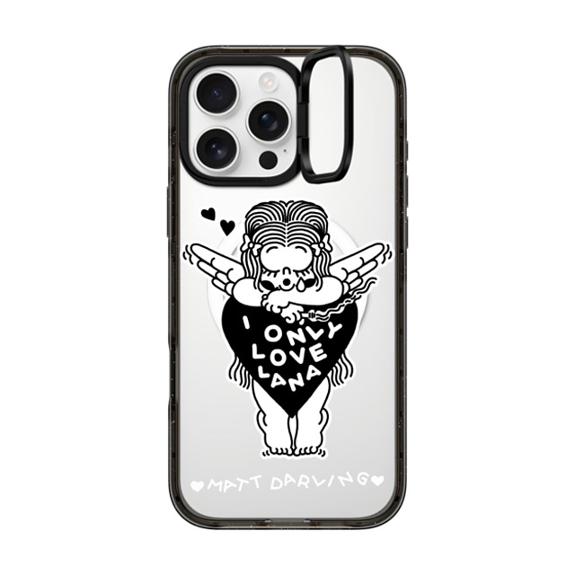 Matt Darling x CASETiFY iPhone 16 Pro Max ケース Cartoon,Monochrome ブラック インパクトリングスタンドケース MagSafe対応 only lana Father's Day Matt Darling x CASETiFY iPhone 16 Pro Max ケース Cartoon,Monochrome ブラック インパクトリングスタンドケース MagSafe対応 only lana Father's Day