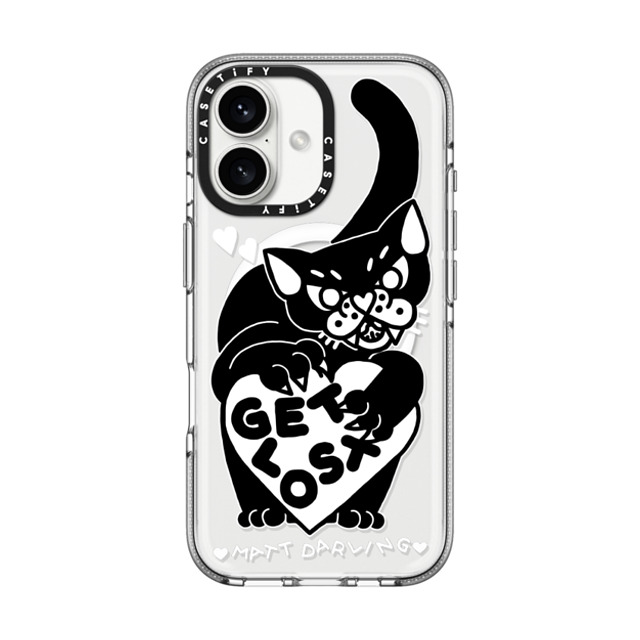 Matt Darling x CASETiFY iPhone 16 ケース クリア クリア ケース MagSafe対応 get lost Father's Day Matt Darling x CASETiFY iPhone 16 ケース クリア クリア ケース MagSafe対応 get lost Father's Day