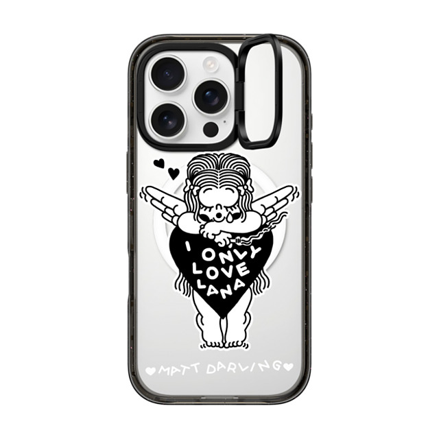 Matt Darling x CASETiFY iPhone 16 Pro ケース Cartoon,Monochrome ブラック インパクトリングスタンドケース MagSafe対応 only lana Father's Day Matt Darling x CASETiFY iPhone 16 Pro ケース Cartoon,Monochrome ブラック インパクトリングスタンドケース MagSafe対応 only lana Father's Day