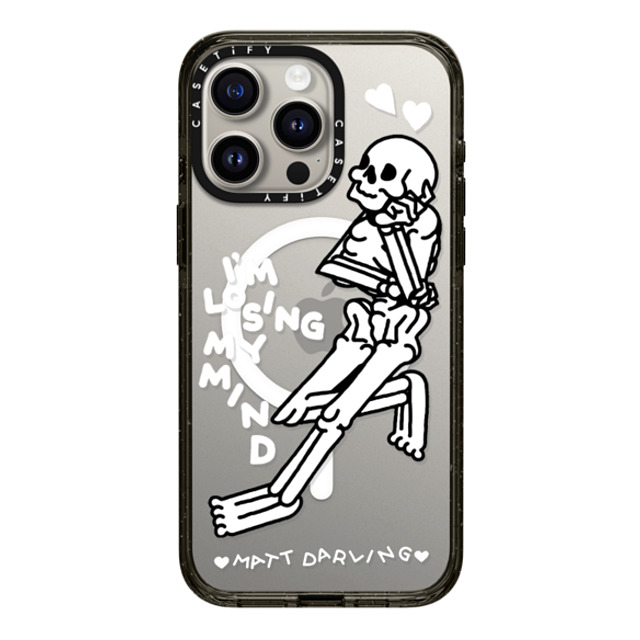 Matt Darling x CASETiFY iPhone 15 Pro Max Case Black Impact Case MagSafe Compatible losing my mind Mother's Day Matt Darling x CASETiFY iPhone 15 Pro Max Case Black Impact Case MagSafe Compatible losing my mind Mother's Day