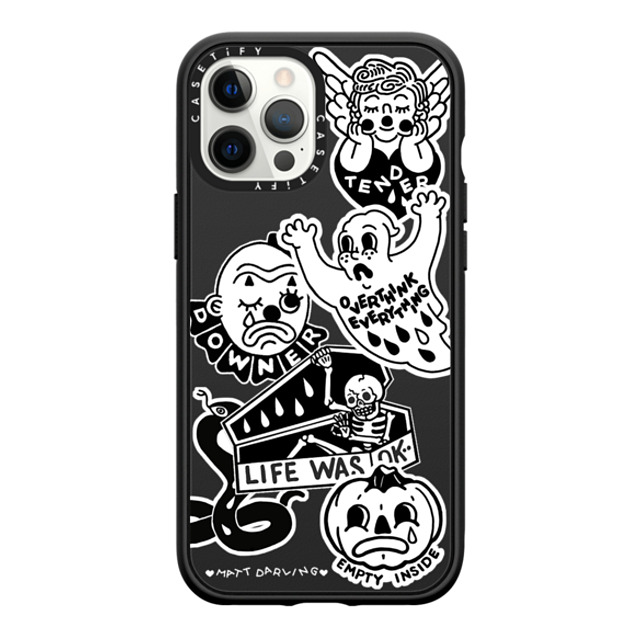 Matt Darling x CASETiFY iPhone 12 Pro Max Case Sticker,Heart マットブラック インパクトケース matt darling sticker case Mother's Day Matt Darling x CASETiFY iPhone 12 Pro Max Case Sticker,Heart マットブラック インパクトケース matt darling sticker case Mother's Day
